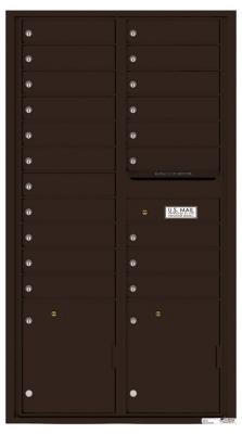 20 Tenant 4C Apartment Mailbox in Dark Bronze