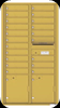 20 Tenant 4C Multi Unit Mailbox in Gold Speck