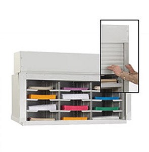 36-inch Wide Security Mail Sorter - 12 Pockets (11 1/2"W)