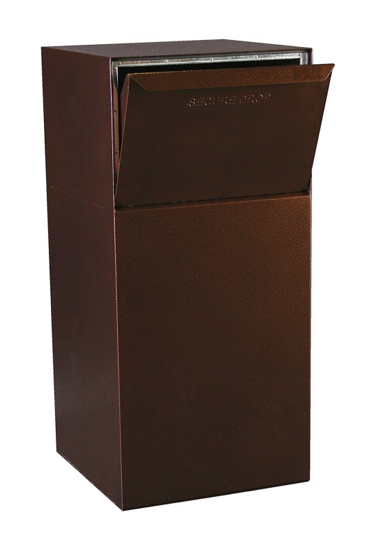 Deposit Vault Curbside Mail and Package Delivery in Gray Deposit Vault Curbside Mail and Package Delivery in Gray