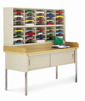 60in Wide Mail Sorter 40 Pockets H114 USPS Mail Sorter Metal Mail Sorter Mail Storage