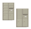 13-Door High Suite (47 3/4"H) - (3 to 16 USPS Approved Mailboxes)
