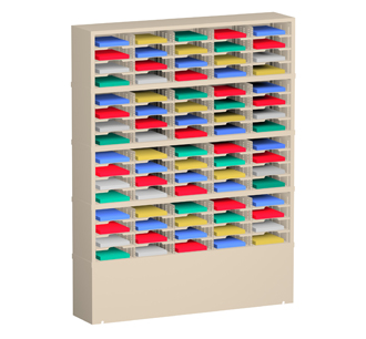 60in Wide Mail Sorter 80 Pockets P143 USPS Mail Sorter Metal Mail Sorter Mail Room Racks