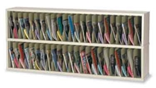 72” Wide Vertical Mail Sorter – 46 Pockets (3”W)