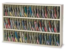 72” Wide Vertical Mail Sorter – 69 Pockets (3”W)