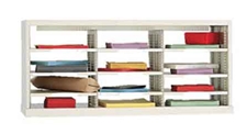 36” Wide Open Back Mail Sorter – 12 Pockets (11 ½”W)