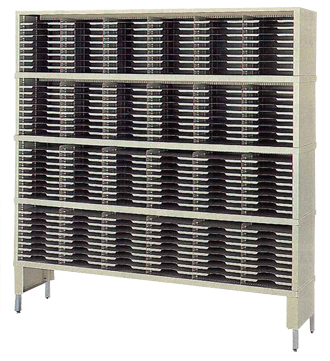72” wide large capacity mail sorter 216 Pockets for mail rooms US