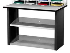 48-inch Wide Economy Table with Lower Shelves