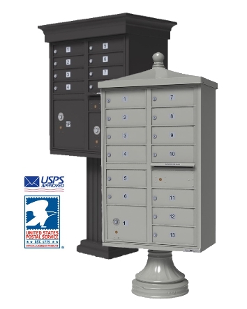Decorative USPS Approved Cluster Mailbox Units