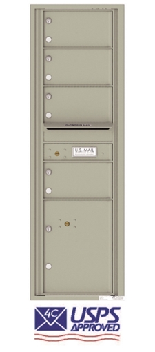 Florence 4C15S-04 4 Door Horizontal Commercial Mailbox
