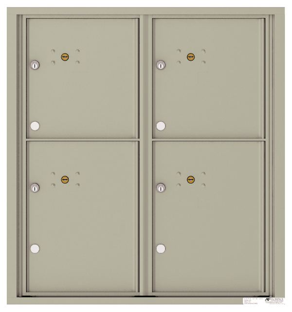 USPS Approved 4Unit Versatile™ 4C Parcel Lockers 4C09D4P US Mail