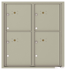 Versatile ™ 4C Mailbox – 9-Doors High – 4 Parcel Lockers