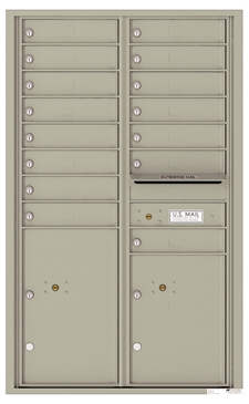 Versatile ™ 4C Mailbox – 14-Doors High – 15 Tenant Mailboxes