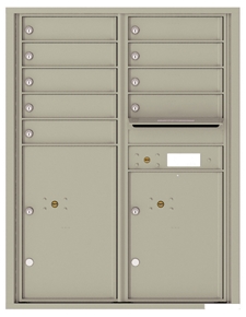 Versatile ™ 4C Mailbox – 11-Doors High – 9 Tenant Mailboxes