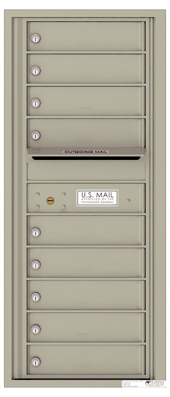 Versatile ™ 4C Mailbox – 11-Doors High – 9 Tenant Mailboxes