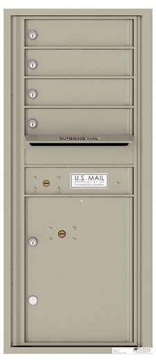 Versatile ™ 4C Mailbox – 11-Doors High – 4 Tenant Mailboxes