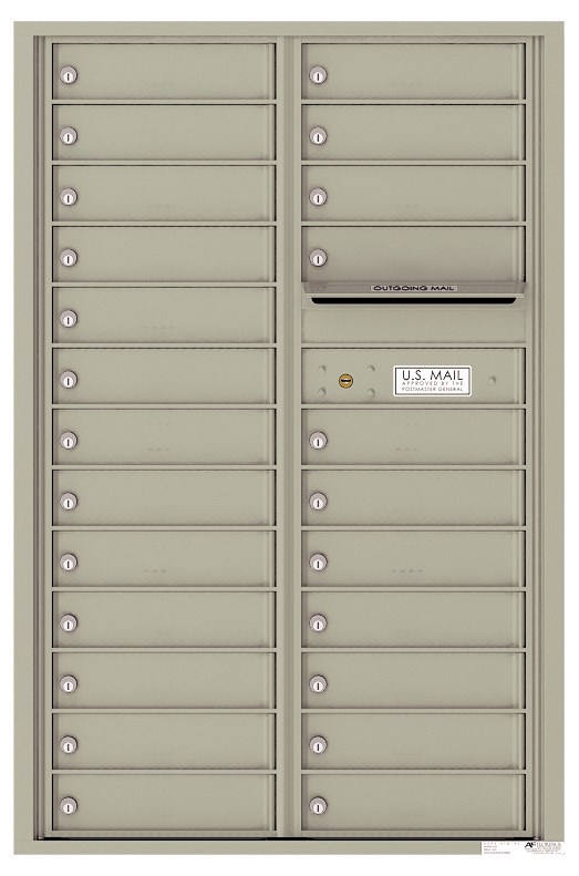 Versatile ™ 4C Mailbox – 13-Doors High – 24 Mailboxes (Private Use)