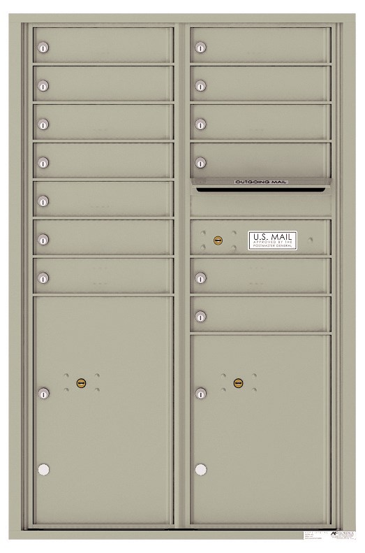 Versatile ™ 4C Mailbox – 13-Doors High – 13 Tenant Mailboxes