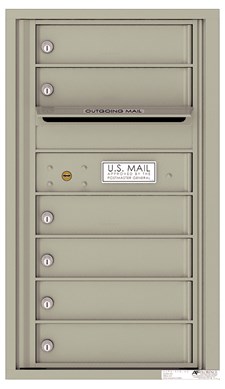 Versatile ™ 4C Mailbox – 8-Doors High – 6 Tenant Mailboxes