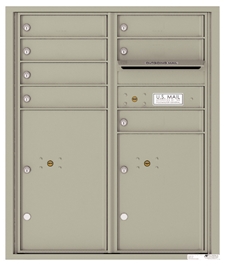 Versatile ™ 4C Mailbox – ADA Max Height – 7 Tenant Mailboxes