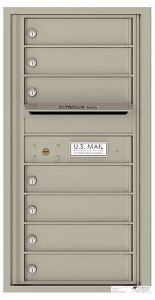 Versatile ™ 4C Mailbox – 9-Doors High – 7 Tenant Mailboxes