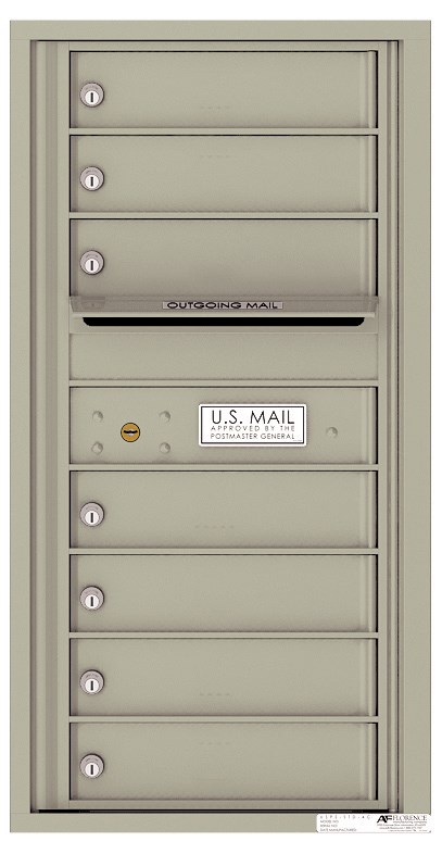 Versatile ™ 4C Mailbox – 9-Doors High – 7 Tenant Mailboxes