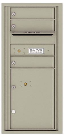 Versatile ™ 4C Mailbox – ADA Max Height – 3 Tenant Mailboxes