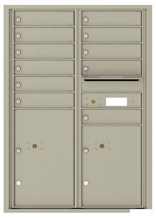 Versatile ™ 4C Mailbox – 12-Doors High – 11 Tenant Mailboxes