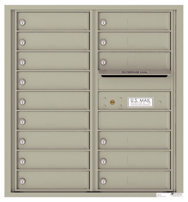 Versatile ™ 4C Mailbox – 9-Doors High – 15 Tenant Mailboxes