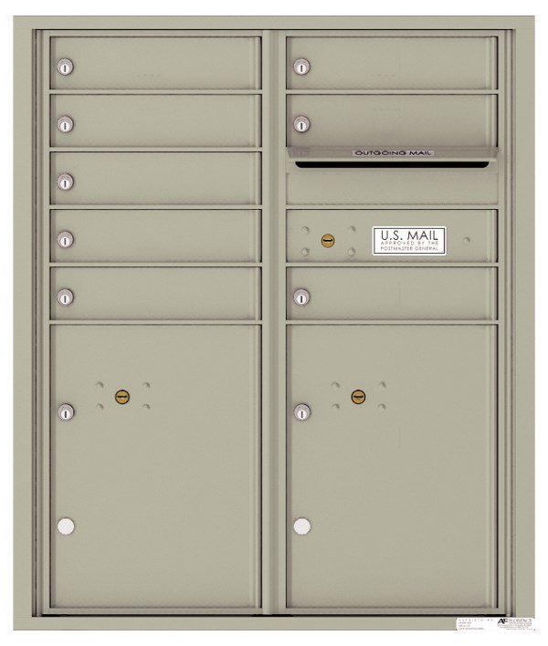 Versatile ™ 4C Mailbox – ADA Max Height – 8 Tenant Mailboxes