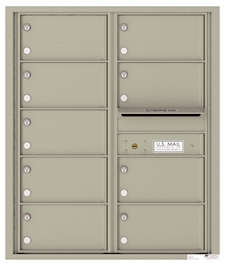 Versatile ™ 4C Mailbox – 10-Doors High – 9 Tenant Mailboxes