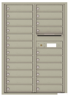 Versatile ™ 4C Mailbox – 12-Doors High – 22 Mailboxes (Private Use)