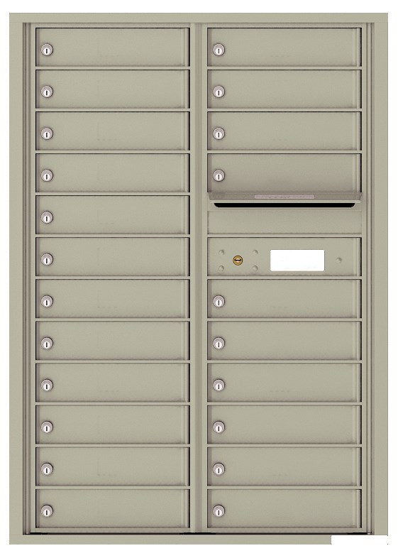 Versatile ™ 4C Mailbox – 12-Doors High – 22 Mailboxes (Private Use)