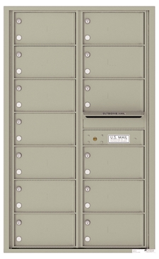 Versatile ™ 4C Mailbox – 14-Doors High – 13 Mailboxes (Private Use)