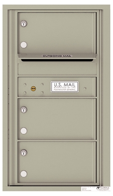 Versatile ™ 4C Mailbox – 8-Doors High – 3 Tenant Mailboxes