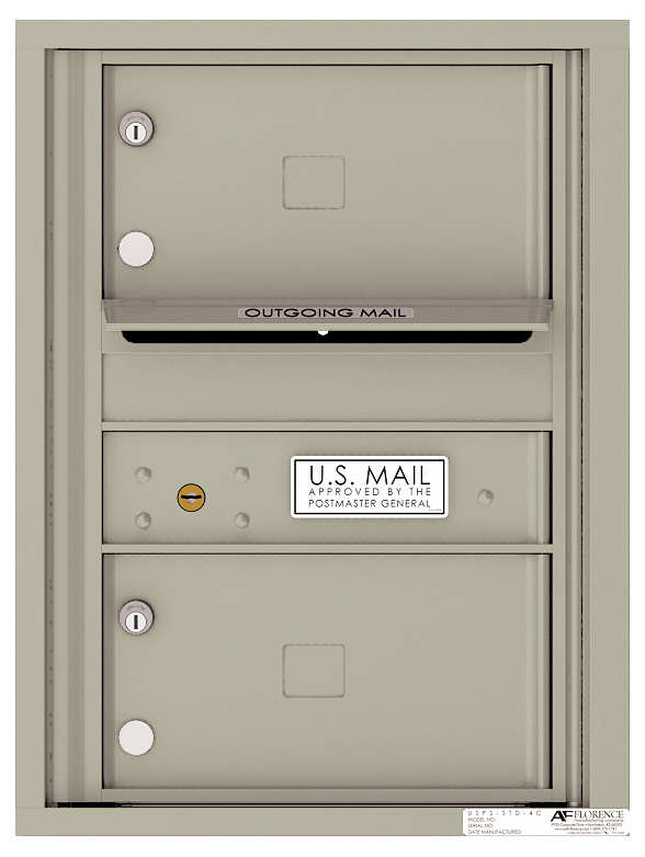 Versatile™ 2Unit 6Door High 4C Mailbox USPS Approved 4C Mailboxes
