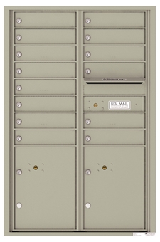 Versatile ™ 4C Mailbox – 13-Doors High – 14 Tenant Mailboxes