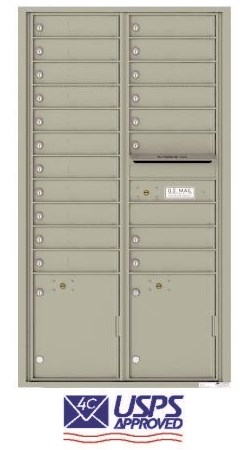 4C16D-19 19 Tenant Door 4C Recess Mounted Mailbox