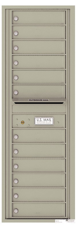 Versatile ™ 4C Mailbox – 14-Doors High – 12 Mailboxes (Private Use)