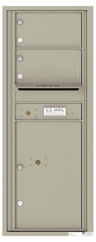 Versatile ™ 4C Mailbox – 12-Doors High – 2 Tenant Mailboxes
