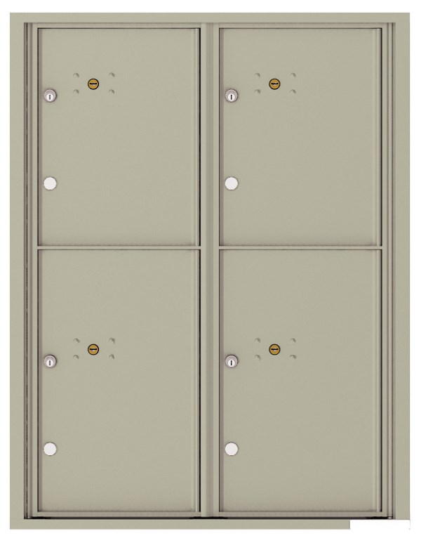 Versatile ™ 4C Mailbox – 11-Doors High – 4 Parcel Lockers