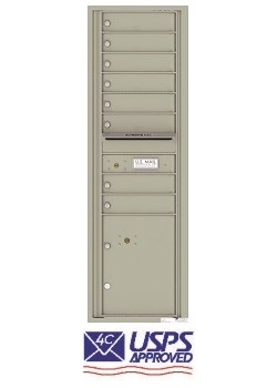 4C15S-08 8 Door 4C Horizontal Commercial Mailbox