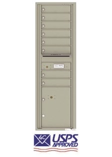 4C15S-08 8 Door 4C Horizontal Commercial Mailbox