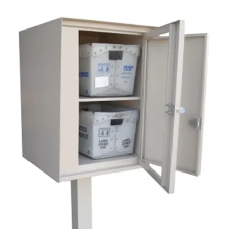Double Letter Locker Collection Box-Front Access