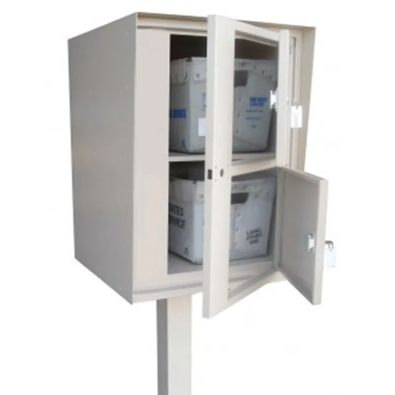 Double Letter Locker Collection Box-Double Door-Front Access